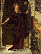 Sir Lawrence Alma-Tadema,OM.RA,RWS Not at Home Sir Lawrence Alma-Tadema - 1879 Walters Art Museum Spain oil painting artist